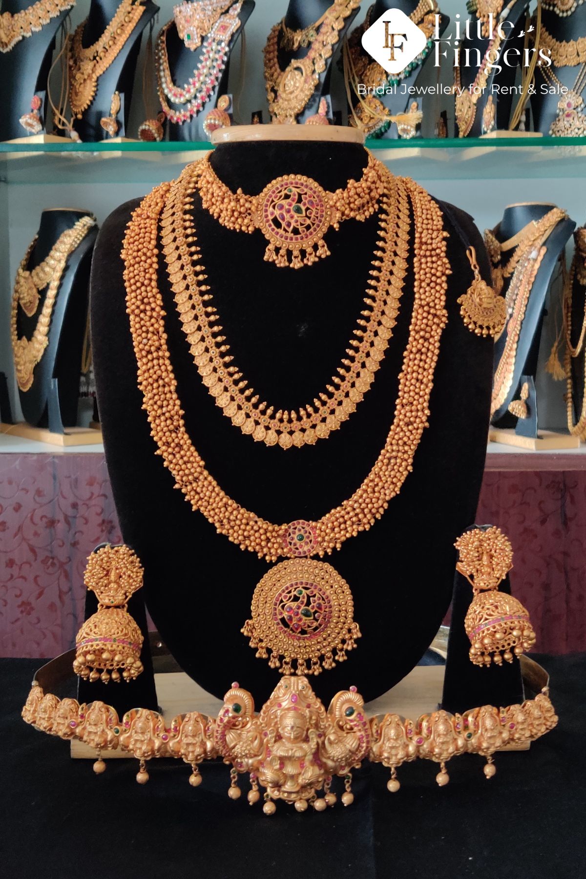 Bridal Jewellery for rent online - Little Fingers India
