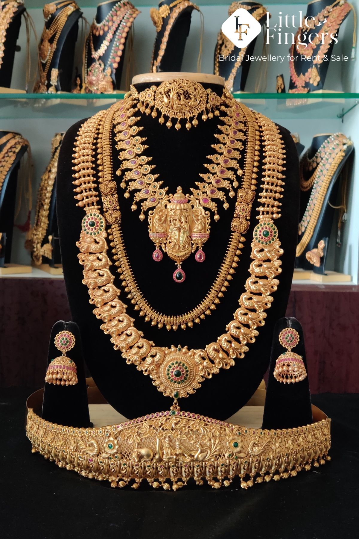 Buy Online Kolhapuri saaj oxidised wedding bridal jewellery, Indian  maharashtrian jewelry, German silver - Zifiti.com 1078909