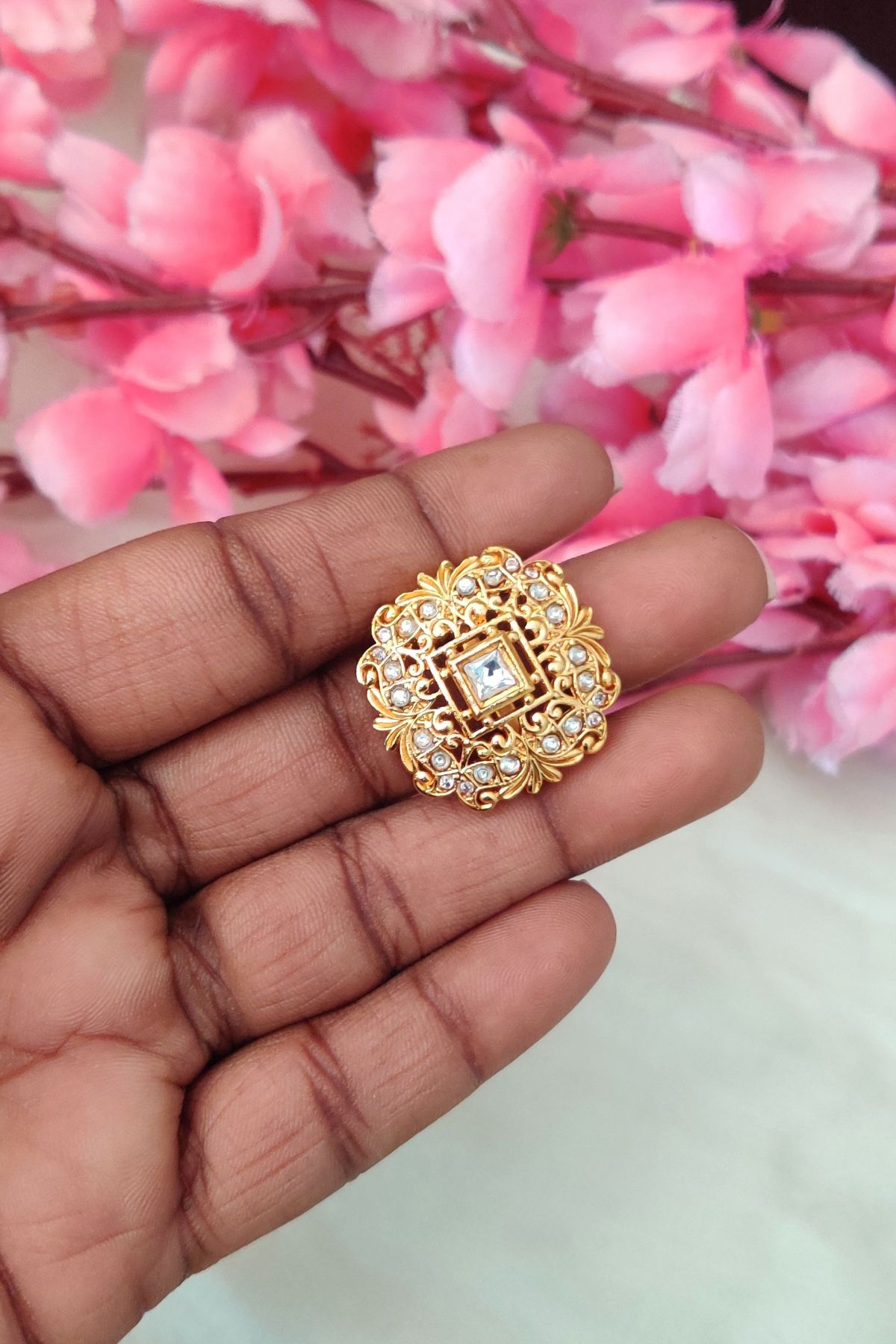 Rajputi jewellery ring | Diamond jewelry designs, Hand jewelry, Gold  jewelry fashion